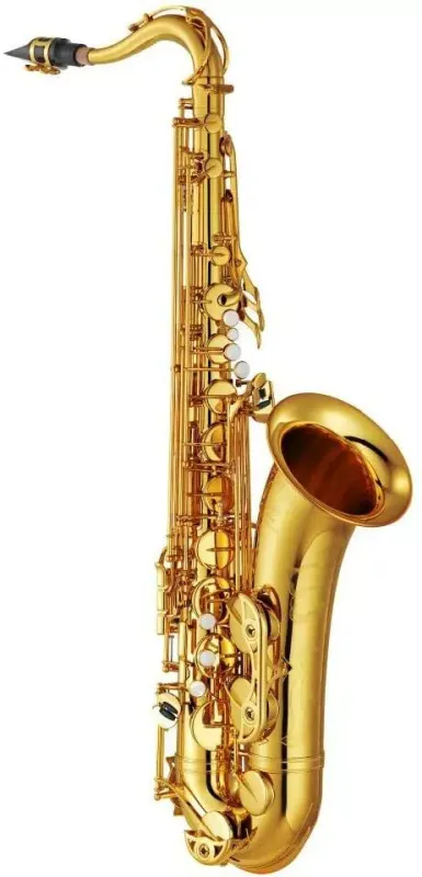 Brukt Yamaha tenorsaxofon, modell YTS 62, lakkert